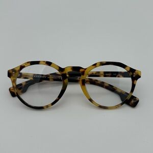 Burberry Round Tortoise Eyeglasses Frames